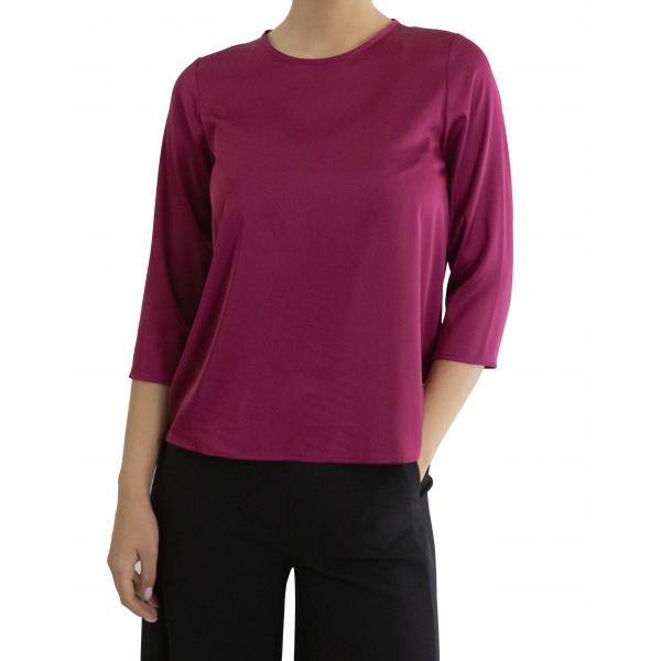 Camicia con taglio a goccia e maniche a tre quarti Imperial